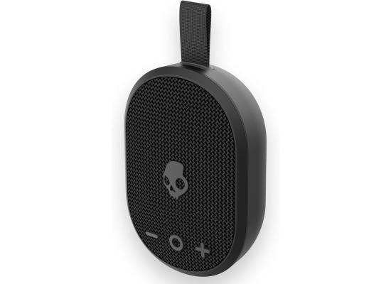 Skullcandy Ounce Wireless Bluetooth Speaker - IPX7 Waterproof Mini Portable Speaker with 16 Hour Battery, Downward Firing Passive Radiator, and Ballistic Nylon Carry Strap - Black